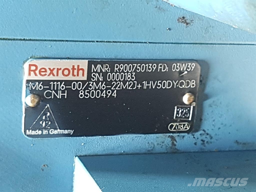 Fiat-Hitachi W170-8500494 / R900750139-Rexroth M6-1116-00/3M6 Hüdraulika