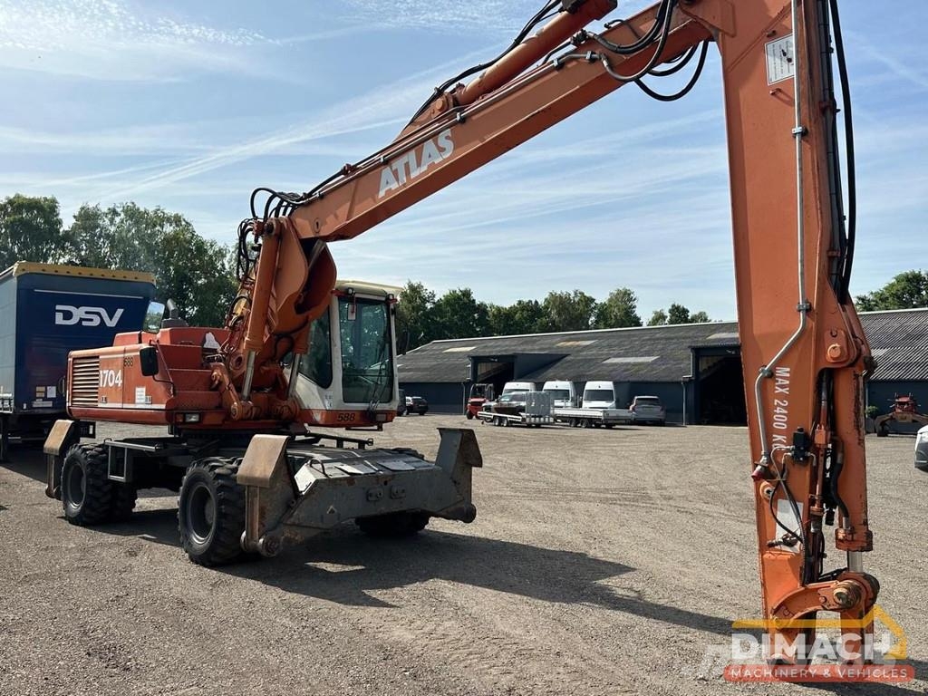 Atlas 1704 ATLAS 1704 transfer crane 4x4 - triple boom - Перегружатели металлолома/промышленные погрузчики