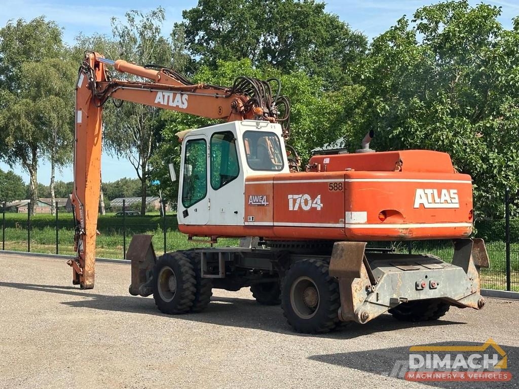 Atlas 1704 ATLAS 1704 transfer crane 4x4 - triple boom - Перегружатели металлолома/промышленные погрузчики
