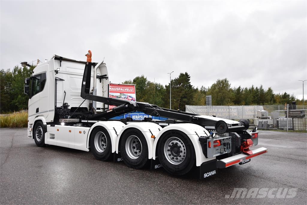 Scania R590 8X4 شاحنات الرافعات الخطافية