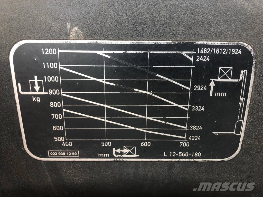 Linde L 12 /379/ V-3430 OB شاحنات مناولة ذاتية الدفع