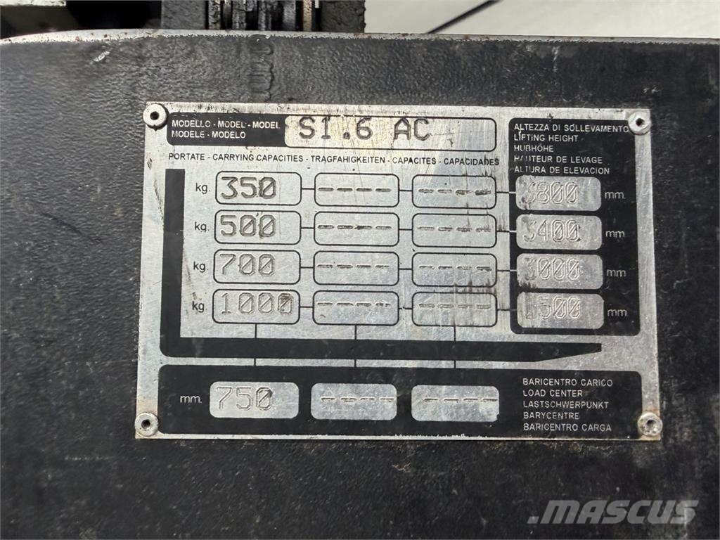 Hyster S1.6AC Apiladores eléctricos autopropulsados