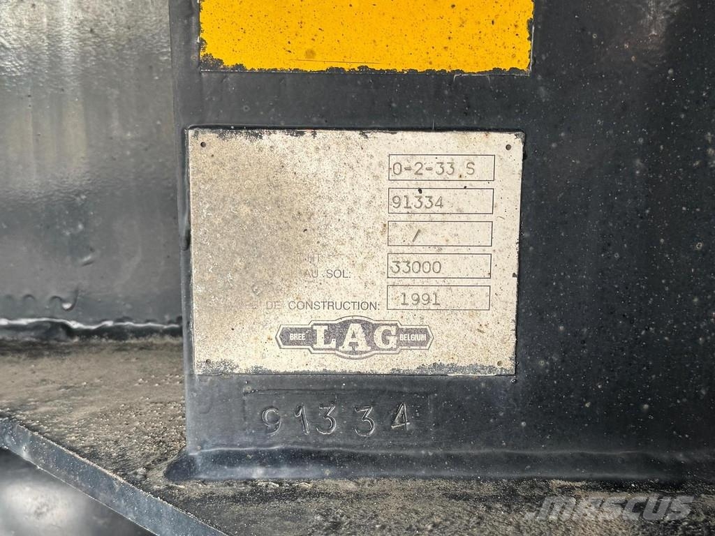 DAF XF 450 6X2 EURO 6 + LAG 2 AXLE TRAILER + 35.700 LI وحدات الجر