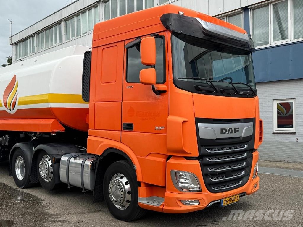 DAF XF 450 6X2 EURO 6 + LAG 2 AXLE TRAILER + 35.700 LI وحدات الجر