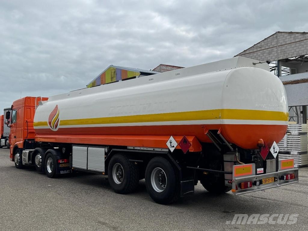 DAF XF 450 6X2 EURO 6 + LAG 2 AXLE TRAILER + 35.700 LI Camiones tractor