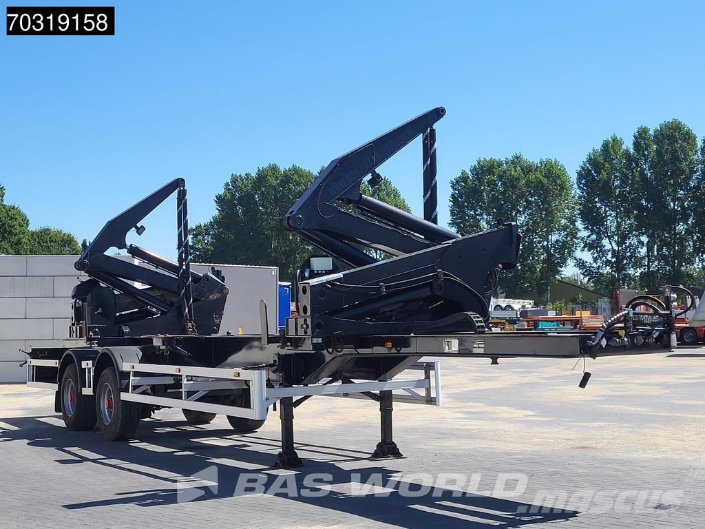 Hammar 190 S 2 axles Sideloader 190S Konteinerių puspriekabės