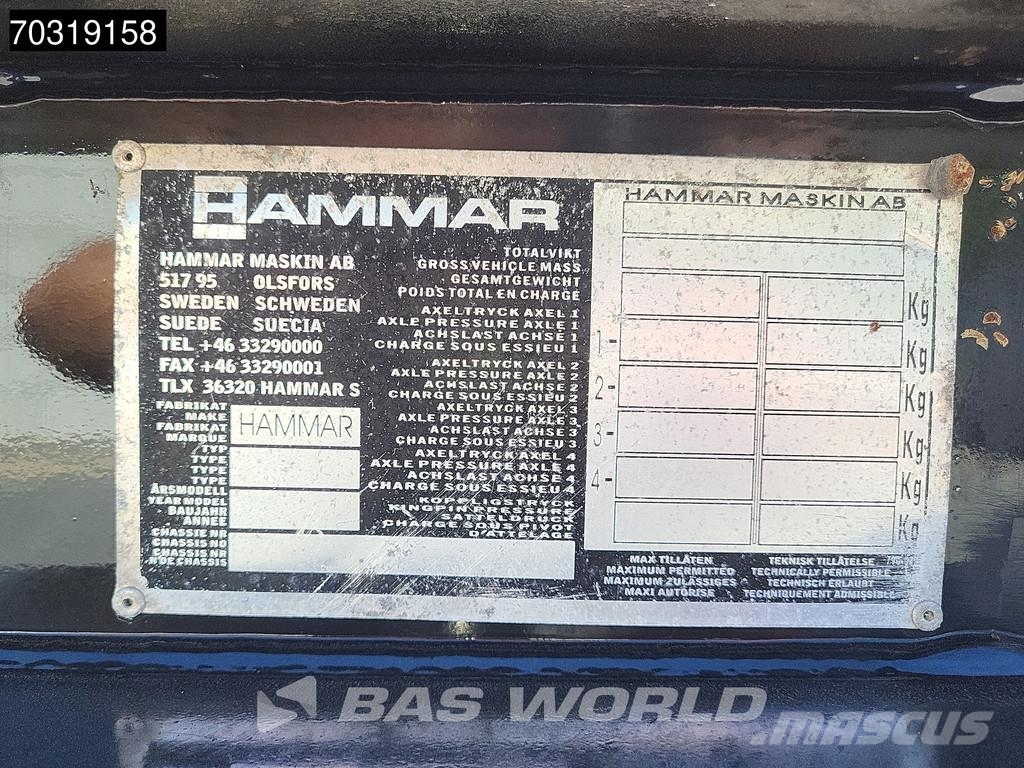 Hammar 190 S 2 axles Sideloader 190S Containerchassis
