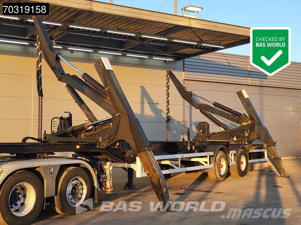 Hammar 190 S 2 axles Sideloader 190S Konteinerių puspriekabės