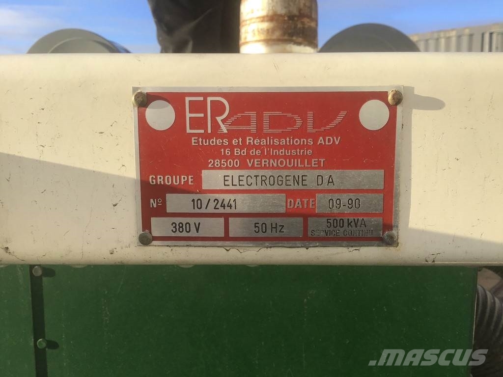 Detroit Diesel 12V92 TA GENERATOR 500KVA USED Diesel Generators