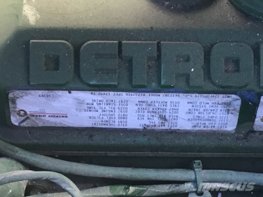 Detroit Diesel 12V92 TA GENERATOR 500KVA USED Diesel Generators
