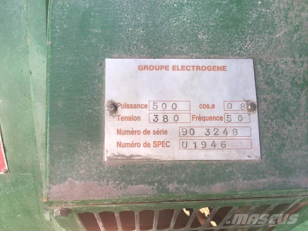 Detroit Diesel 12V92 TA GENERATOR 500KVA USED Diesel Generators