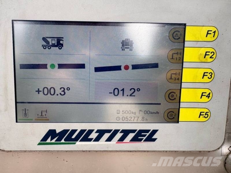 Iveco Trakker 4X4 Multitel MJ375- 37,5m, 500 kg Teherautóra szerelt emelők és állványok