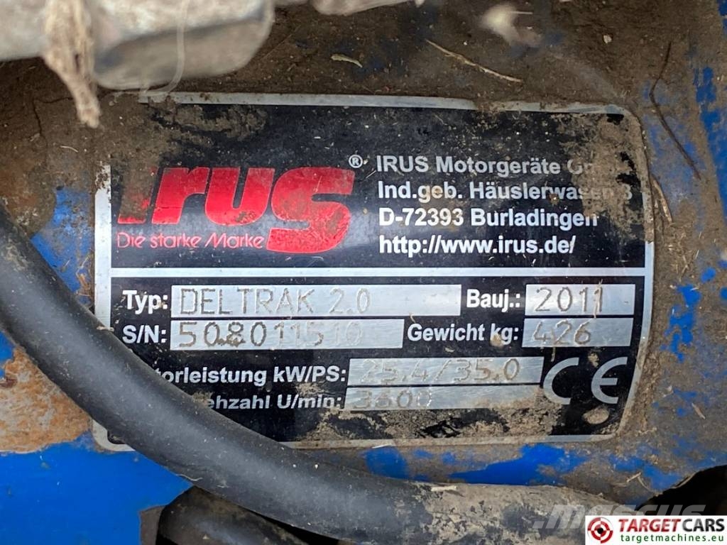 Irus Deltrak 2.0 Tracked Robo Flail 125cm Remote Mower Robotmaaiers