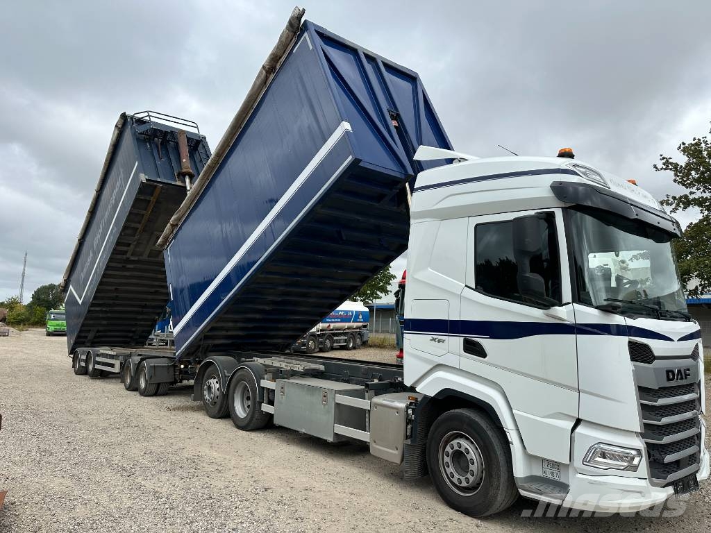 DAF XF 530 6x2 //Volume tipper 45m3 // Trailer 59m3 Camiones bañeras basculantes o volquetes