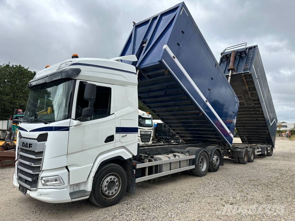 DAF XF 530 6x2 //Volume tipper 45m3 // Trailer 59m3 Camiones bañeras basculantes o volquetes