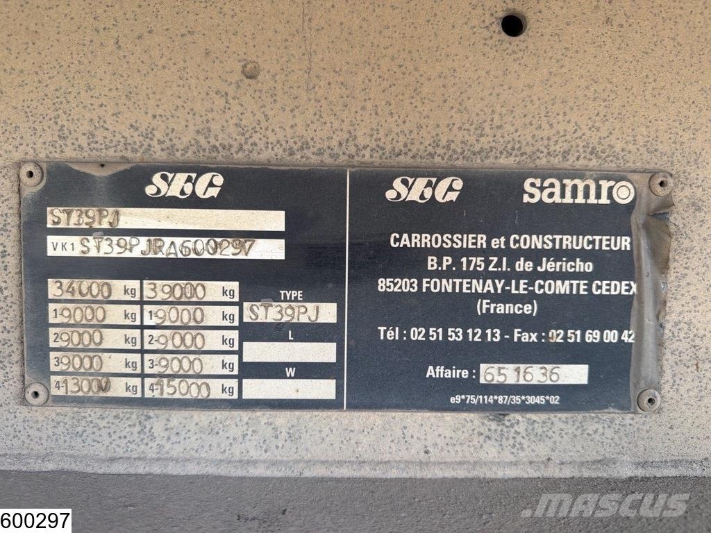 Samro gesloten bak Gesloten opleggers