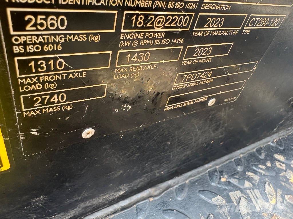 JCB CT 260-120 مداحل ثنائية الاسطوانة