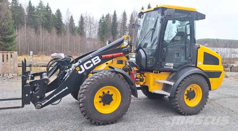 JCB 409 + työlaitteet Radlader