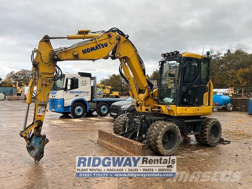 Komatsu PW 98 MR-11 Wielgraafmachines