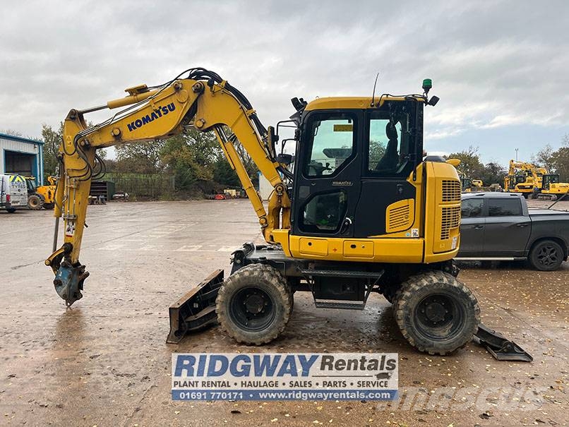 Komatsu PW 98 MR-11 Wielgraafmachines