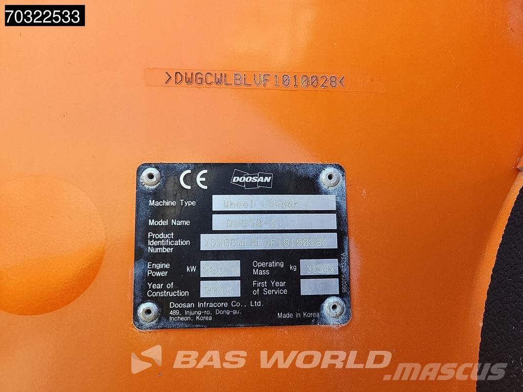Doosan DL550 -5 Колесни товарачи