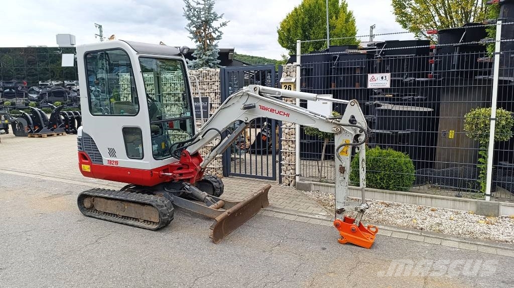 Takeuchi TB219, Minibagger mit neuem Schnellwechsler MS 03 Miniescavadeiras < 7t (Mini escavadeiras)
