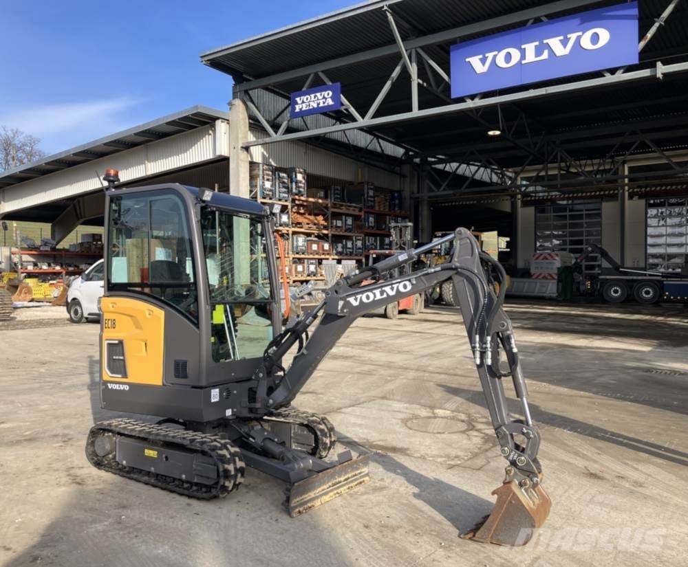 Volvo JEC18E Electric Mini ekskavatörler, 7 tona dek