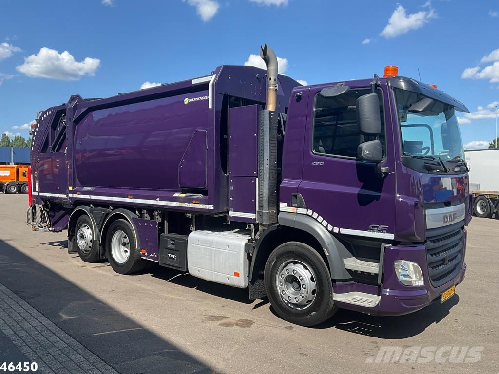 DAF FAN CF 290 Geesink 18m³ Just 165.848 km! 폐기물 수거 트럭
