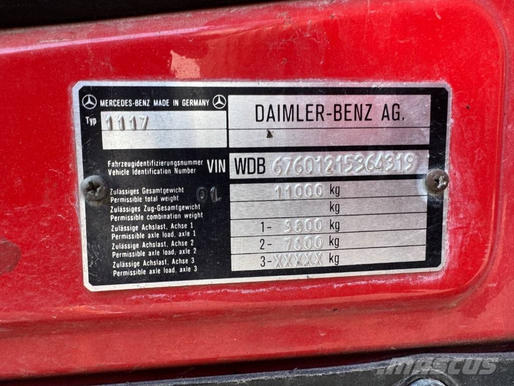 Mercedes-Benz 1117 4x2 Fire truck Paloautot