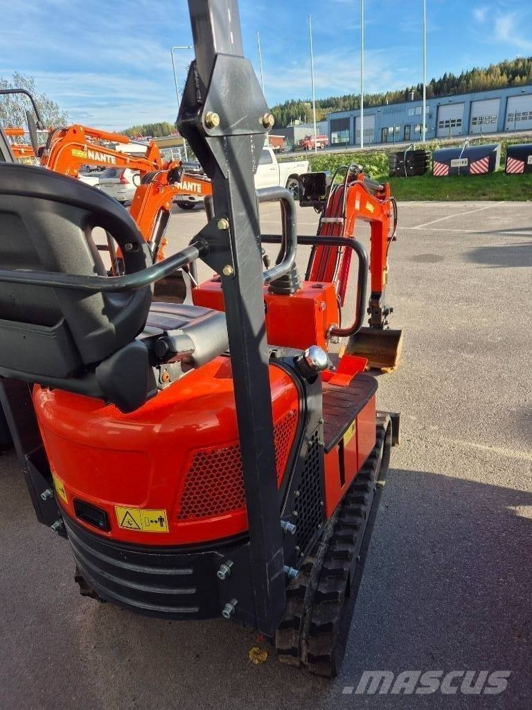 Nante Grävmaskin 1.1 Ton NY Miniekskavaatorid < 7 t