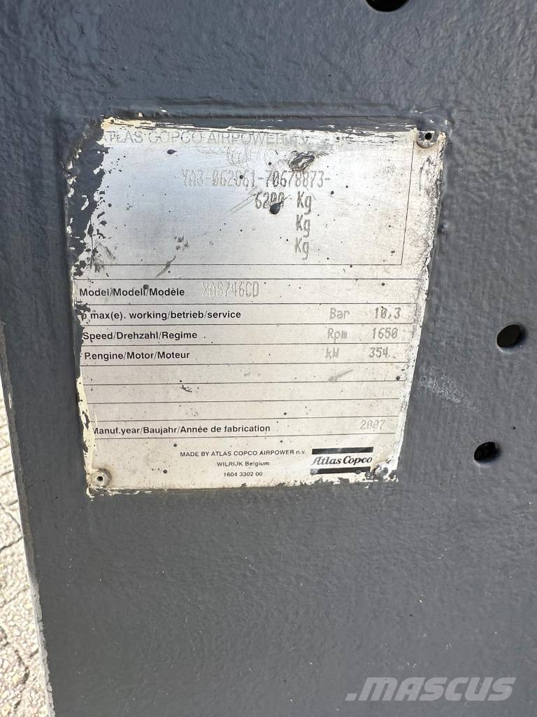 Atlas Copco XAS 746 CD Компресори