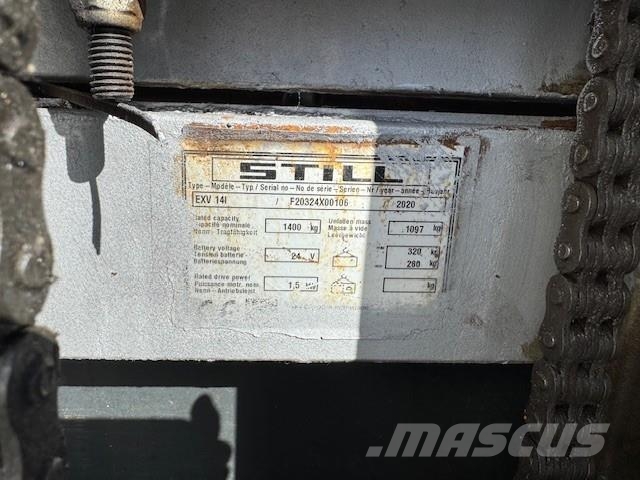 Still EXV14I Initalhub Triplex Platvormiga virnastajad