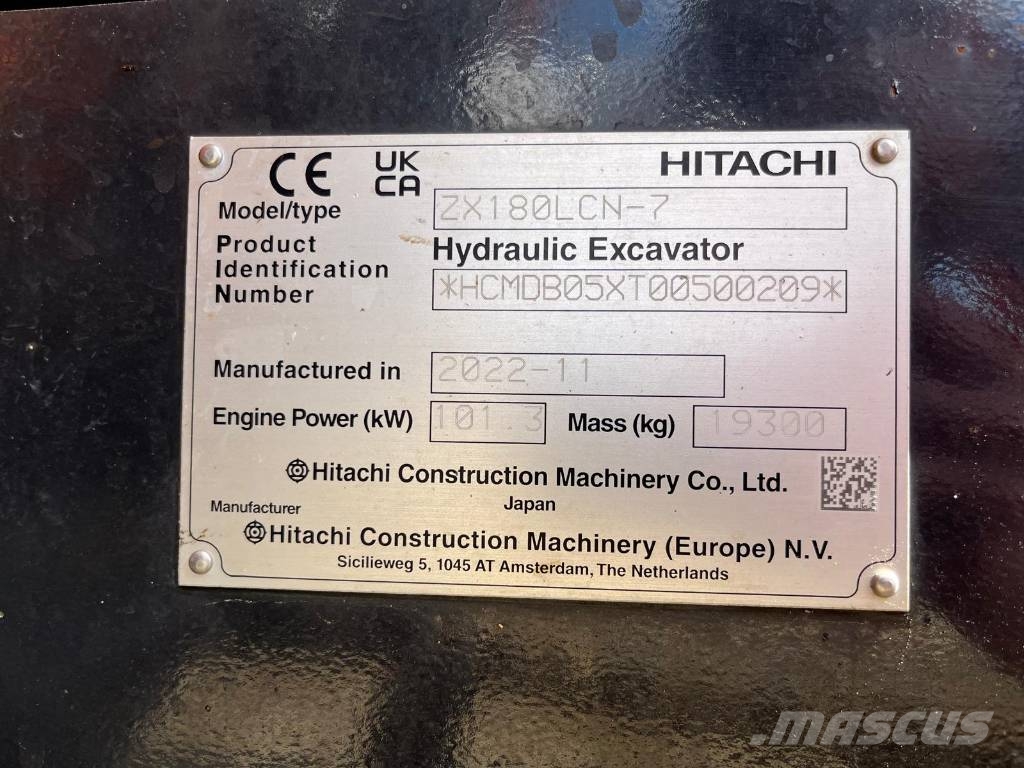 Hitachi ZX180LCN-7 Escavadeiras de esteiras