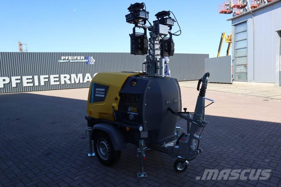Atlas Copco Hilight H6+ Valid inspection, *Guarantee! Max Boom 拖车式灯塔