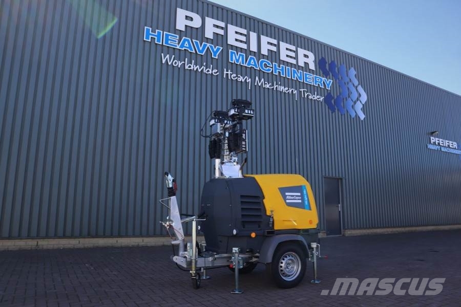 Atlas Copco Hilight H6+ Valid inspection, *Guarantee! Max Boom 拖车式灯塔