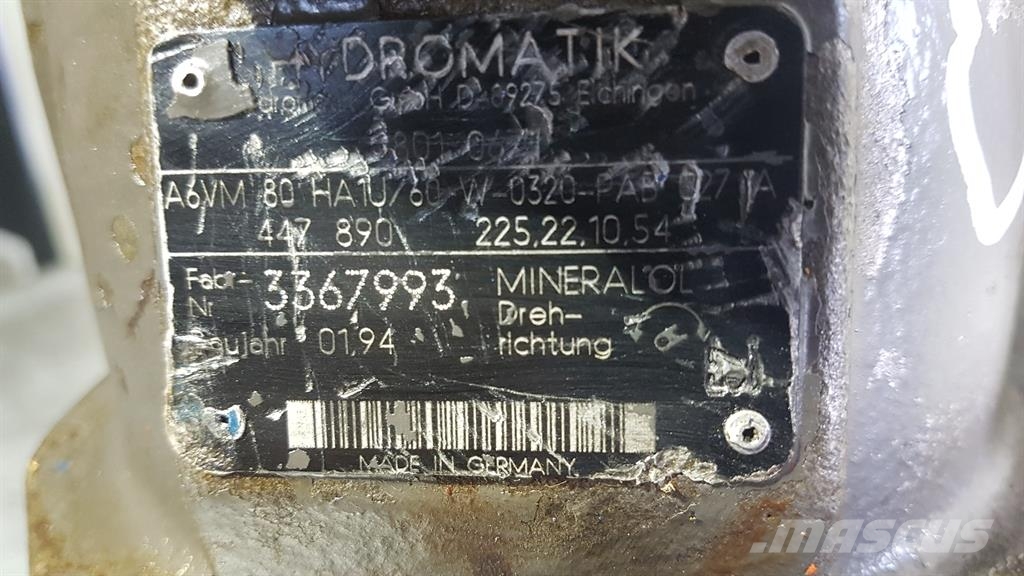 Hydromatik A6VM80HA1U/60W - Drive motor/Fahrmotor/Rijmotor 液压