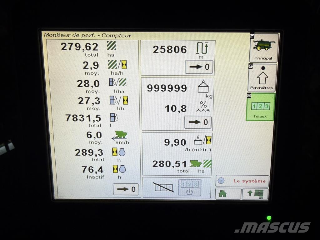 John Deere T560i HM Θεριζοαλωνιστικές μηχανές