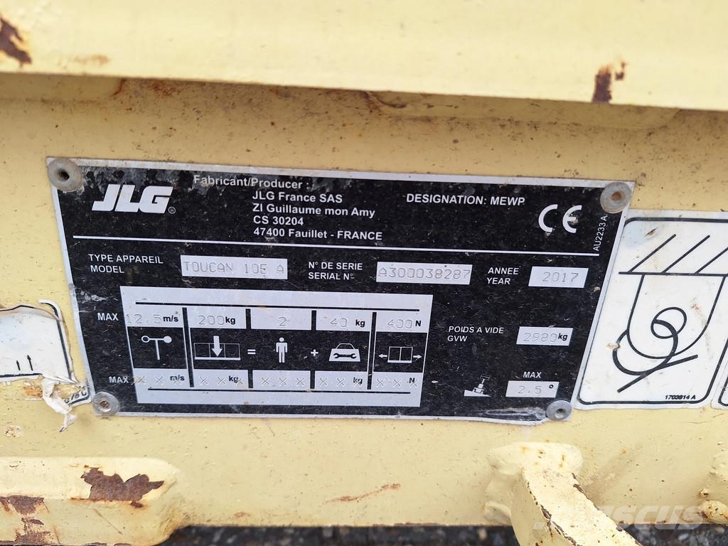 JLG T10E T10E Nacelles télescopiques