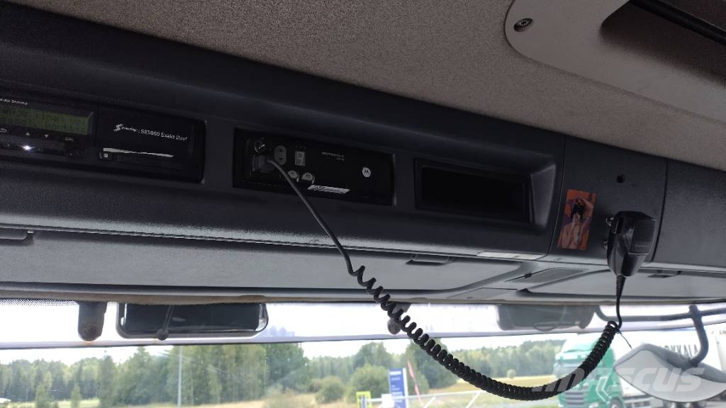Scania P380 6x2 7,5m rahtilaiva, palfinger 18500 nosturi Camion plateau