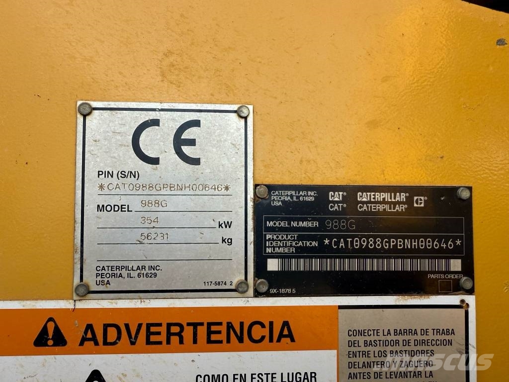 CAT 988 G Iekrāvēji uz riteņiem