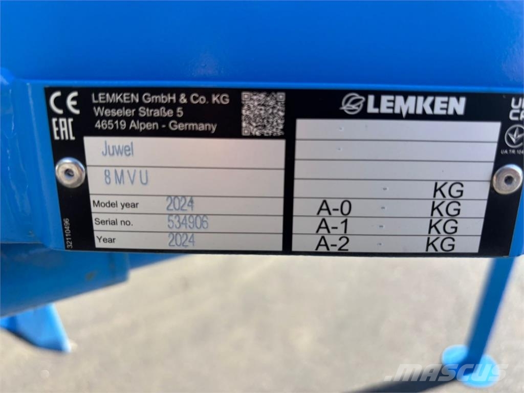 Lemken Juwel 8 M V U 5 L 100 Pflüge