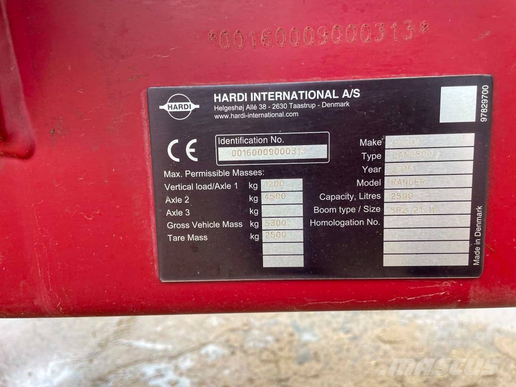 Hardi Ranger 2500 Vučene prskalice