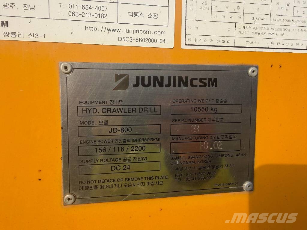 Junjin JD 800 輕型鑽孔機