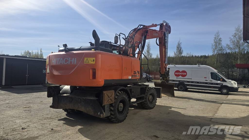 Hitachi zx220 W -5 حفارات بعجل