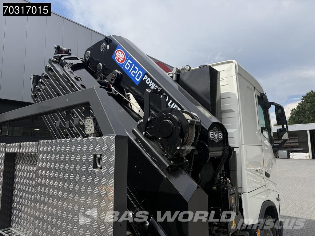 Volvo FH 500 8X2 COMING SOON! HMF 6120 K6 Crane + 2.5t W Platte bakwagens