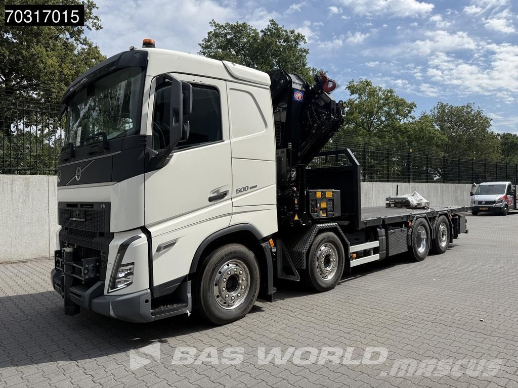 Volvo FH 500 8X2 COMING SOON! HMF 6120 K6 Crane + 2.5t W Platte bakwagens