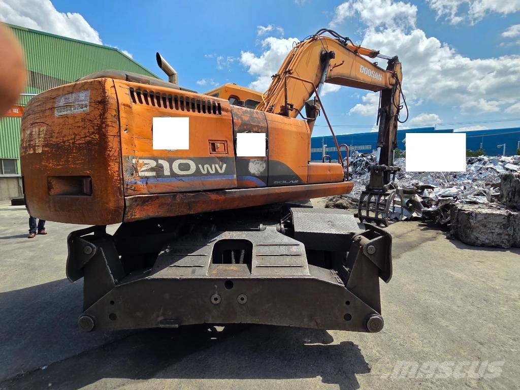 Doosan Solar 210 W V Lastik tekerli ekskavatörler