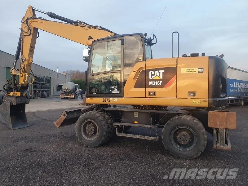 CAT M316F - mobile excavator - Tilrotator Engcon Wielgraafmachines
