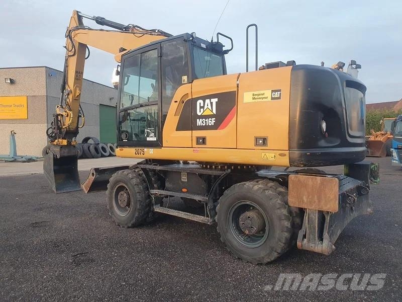 CAT M316F - mobile excavator - Tilrotator Engcon Wielgraafmachines