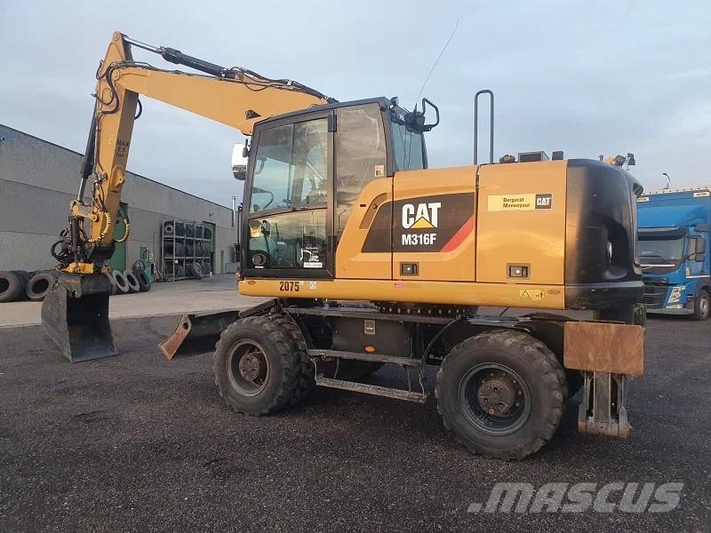 CAT M316F - mobile excavator - Tilrotator Engcon Wielgraafmachines